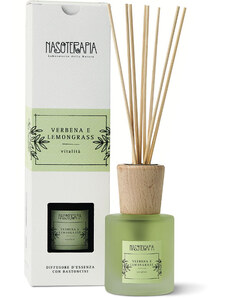 Nasoterapia – aroma difuzér s tyčinkami Verbena e Lemongrass (Verbena a citronová tráva), 100 ml