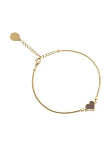 BeWooden Náramek Aurum Bracelet Heart