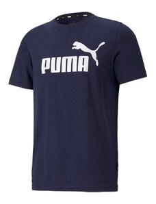 Puma ESS Logo Tee blue
