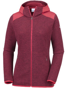 Dámská mikina Columbia Coggin Peak FZ Hooded Fleece 633 červená