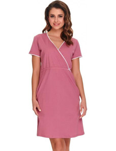 DN Nightwear Noční košile Heidi růžová bavlna organic