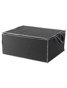 Textilní úložný box na 2 peřiny Compactor URBAN 55 x 45 x 25 cm – černý