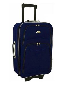 Rogal Tmavě modrý látkový cestovní kufr "Standard" - vel. M, L, XL
