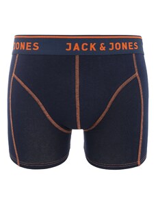 JACK & JONES Boxerky 'JACSIMPLE' noční modrá / oranžová
