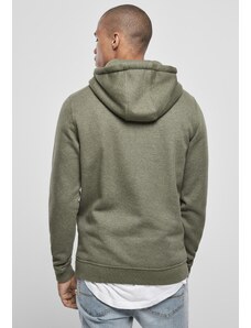 UC Men Basic Melange Hoody tmavě zelená melanž