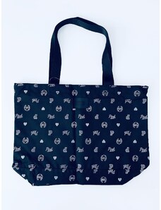 Victoria's Secret Victoria's Secret PINK Tote Bag Blck stylová taška na zip - UNI / Černá / Victoria's Secret