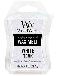 WoodWick Wood Wick White Teak 22,7 g vonný vosk