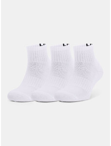 Ponožky Under Armour Core QTR 3PK-WHT