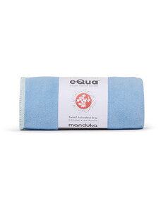 Malý jógový ručník Manduka eQua Hand Towel Clear Blue