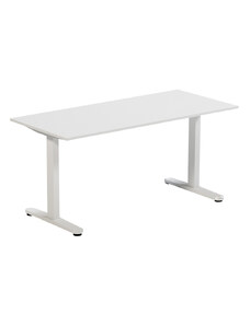 ARBYD Bílý pracovní stůl Thia 140 x 80 cm