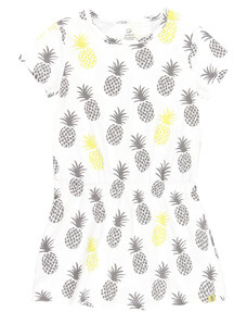 Boboli Dívčí letní šaty Ananas Organic