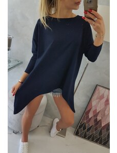 Kesi Tričko oversize navy Barva: Modrá, Velikost: One size