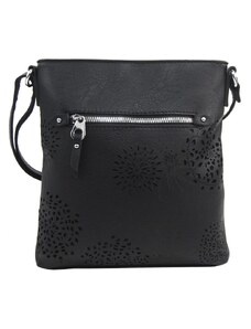 BELLA BELLY Barebag Crossbody dámská kabelka v květovaném designu černá 5432-BB