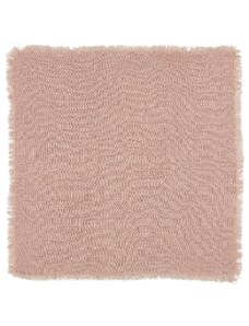 IB LAURSEN Bavlněný ubrousek Double Weaving Light Pink 40 x 40 cm