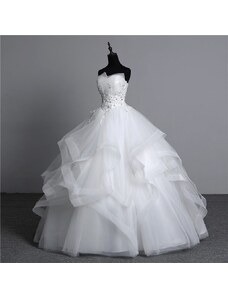 Donna Bridal svatební krásné šaty s bohatou sukní