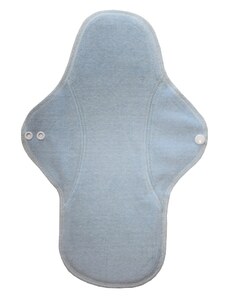 Breberky XL vložka (Bavlněné froté s PUL) - Světle modrý velur (kojenecký plyš)