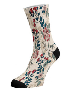 Walkee barevné ponožky - Flowee Barva: Bílá, Velikost: 37-41