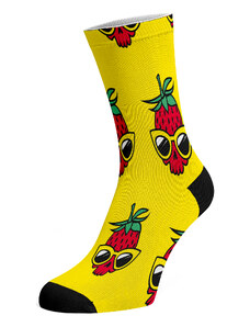Walkee barevné ponožky - Strawberry Chill Barva: Žlutá, Velikost: 37-41