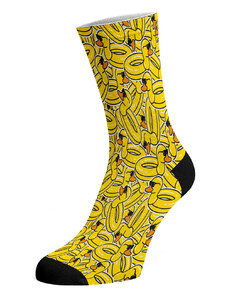 Walkee barevné ponožky - Duck Paradise Barva: Žlutá, Velikost: 37-41