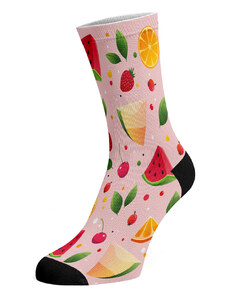 Walkee barevné ponožky - Sweet Fruits Barva: Růžová, Velikost: 37-41