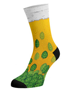 Walkee barevné ponožky - Beerfoots Barva: Žlutá, Velikost: 37-41
