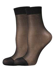 Boma Ponožky LADY socks 17 DEN / 2 páry NERO