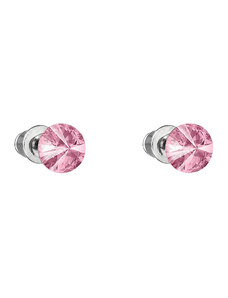 HGM Náušnice Rivoli 6mm Light Rose SWAROVSKI