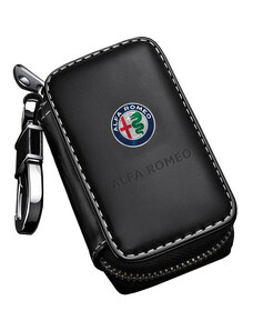 Klíčenka na Autoklíč ALFA ROMEO. Kožené pouzdro na klíčky dálkové centrální zamykání.