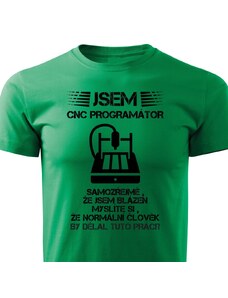 Pánské tričko Jsem CNC programátor