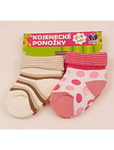 Pidilidi Kojenecké ponožky Froté 0 - 6 m Dívčí 2páry