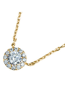 Elegantní zlatý náhrdelník Mirabel se zirkony
