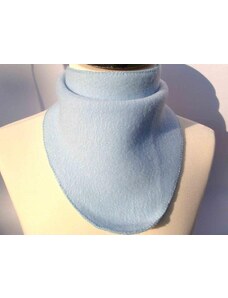 Fleecový šátek bledě-modrý - pro nejmenší