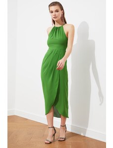 Trendyol Green Puckered Dress