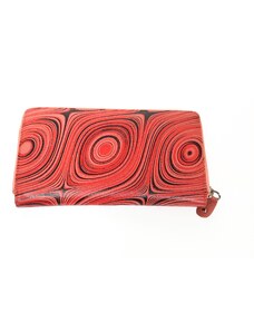 ANEKTA Dámská kožená peněženka X 901-81 červená