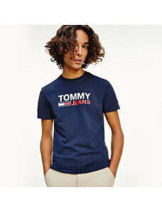 Tommy Jeans pánské modré triko