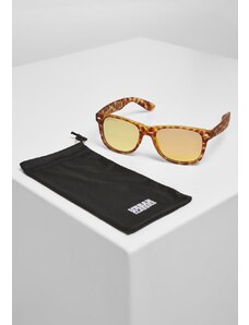 URBAN CLASSICS Sunglasses Likoma Mirror UC - brown leo/orange