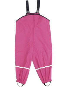 Kalhoty do deště s laclem Playshoes /tmavě růžové/