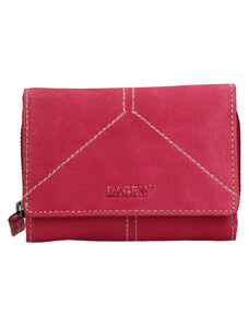 Dámská kožená peněženka Lagen LG-2522 růžová