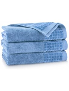 Egyptská bavlna ručníky a osuška Saveli - středně modrá