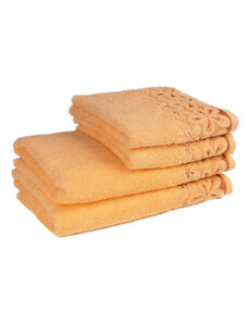 Tegatex Bavlněný ručník / osuška Bella - oranžová 50*90 cm