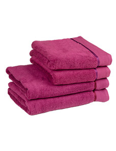 Tegatex Bavlněný ručník / osuška z mikro bavlny- fialová 50*90 cm