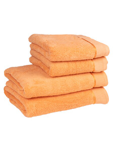 Tegatex Bavlněný ručník / osuška z mikro bavlny- oranžová 50*90 cm