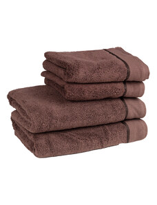 Tegatex Bavlněný ručník / osuška z mikro bavlny- hnědá 50*90 cm