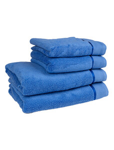 Tegatex Bavlněný ručník / osuška z mikro bavlny- modrá 70*140 cm