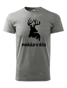 Fenomeno Pánské tričko Pořád v říji - šedé