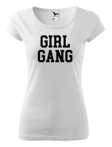 Fenomeno Dámské tričko girl gang - bílé