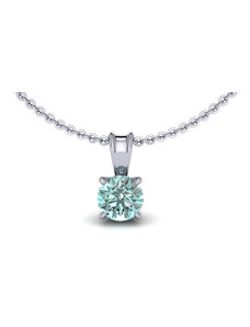 Salaba Luxusní šperky JASMINE s diamanty Teal Blue