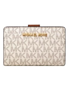 Peněženka Michael Kors Bifold medium logo vanilla