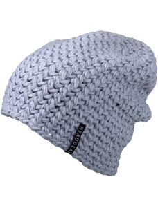 Myrtle Beach Čepice Casual Outsize Crocheted Cap Myrtle Beach (MB7941) Stříbrná