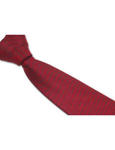 Angelo di Monti Červená elegantní kravata pro pány